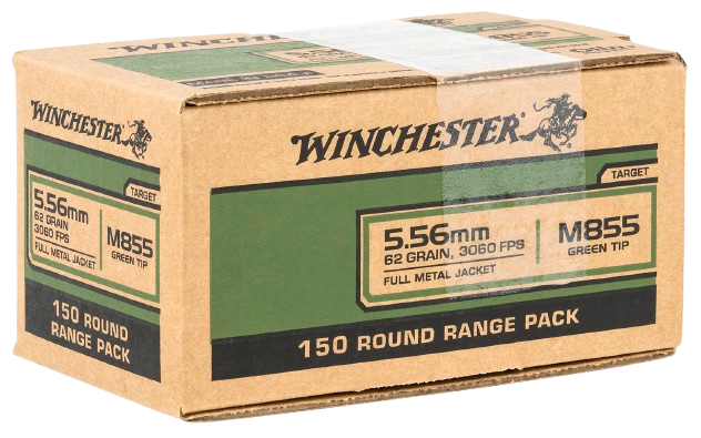 Winchester M855 5.56 Green Tip 62gr 150rds